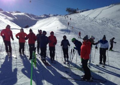 1ère sortie ski loisir 2017 aux Deux Alpes