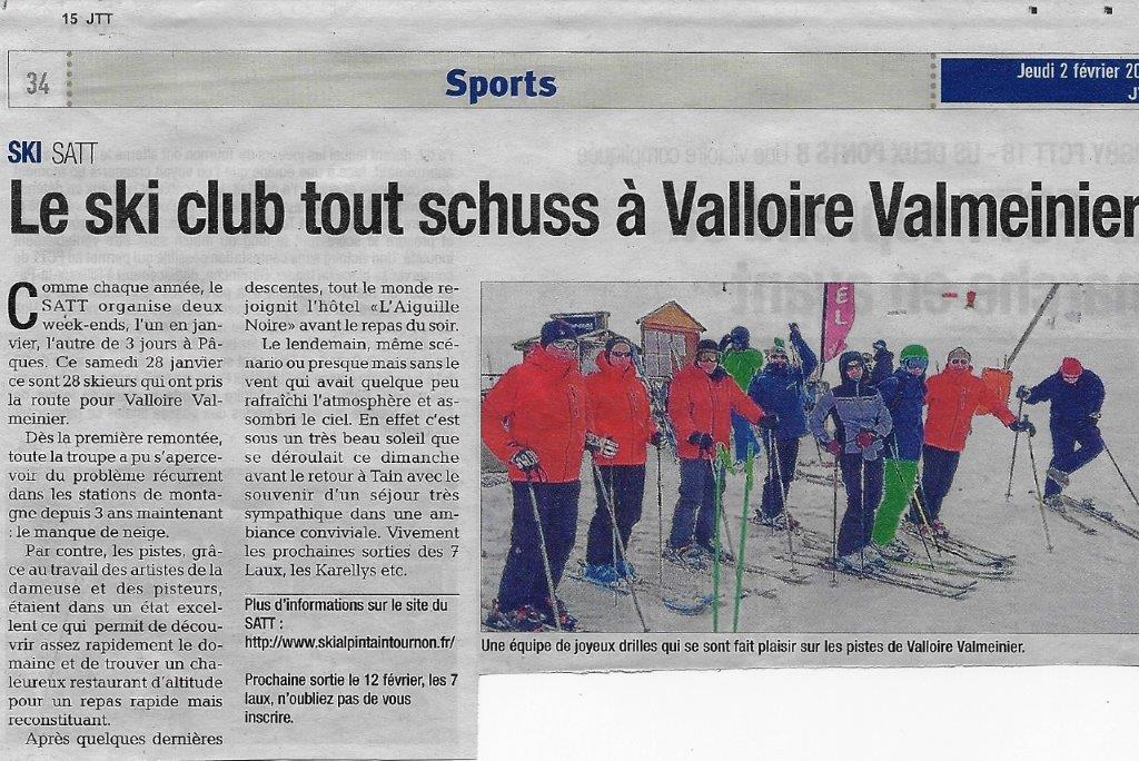 Le SATT dans la presse !!!!!