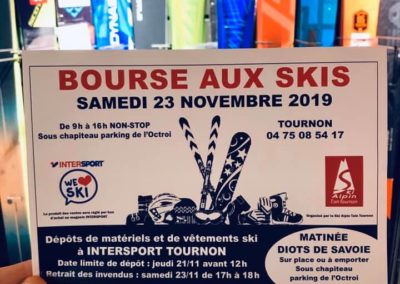 Bourse aux skis 2019