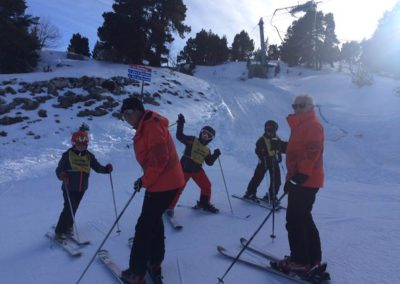 1ère sortie de l’école de ski à Lans