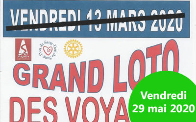 Report du Grand Loto des Voyages