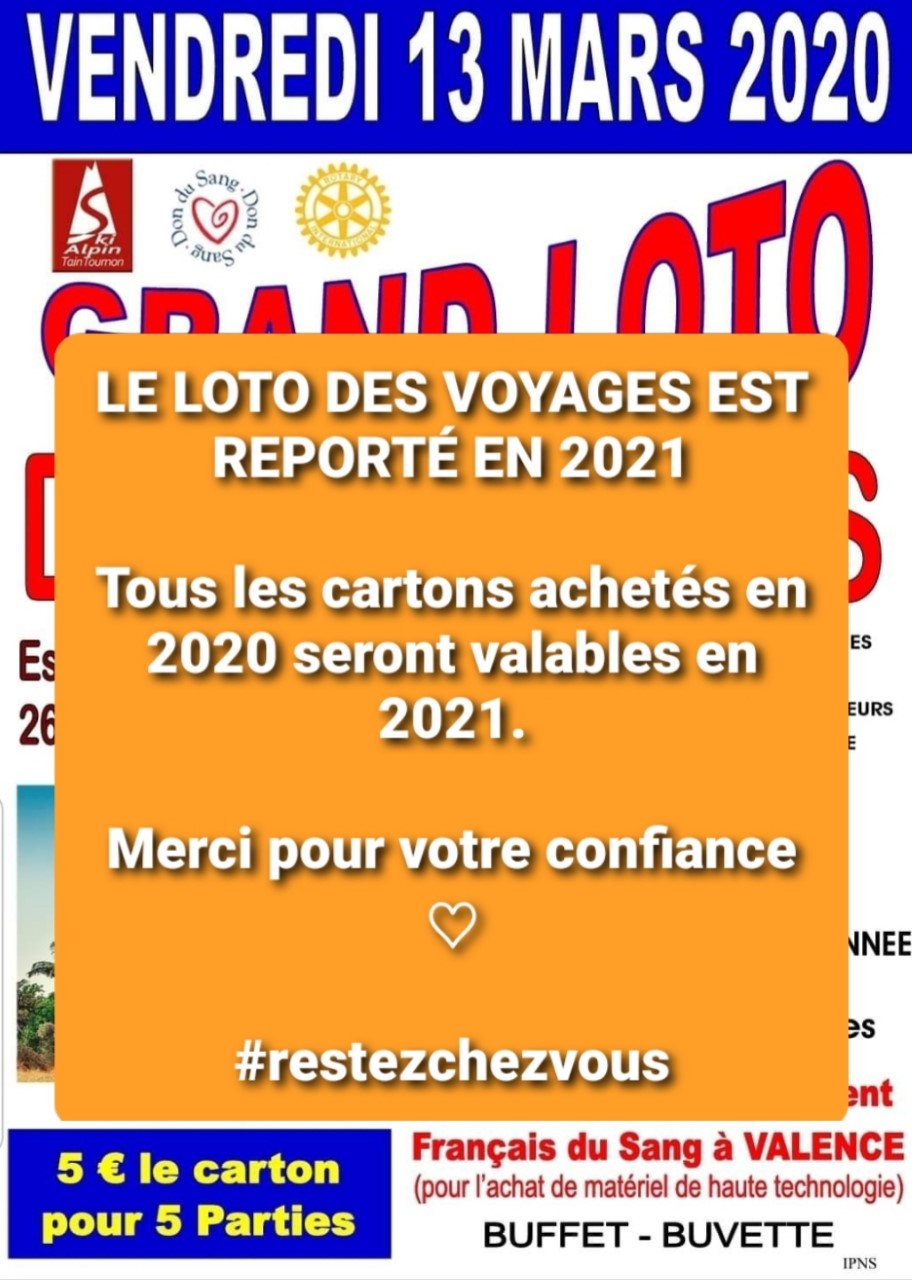 ANNULATION DU LOTO