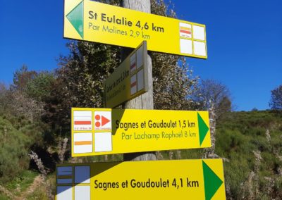 Week-end randonnée les 16 et 17 octobre 2021 à Sagnes et Goudoulet